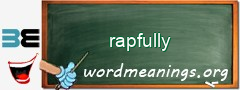 WordMeaning blackboard for rapfully